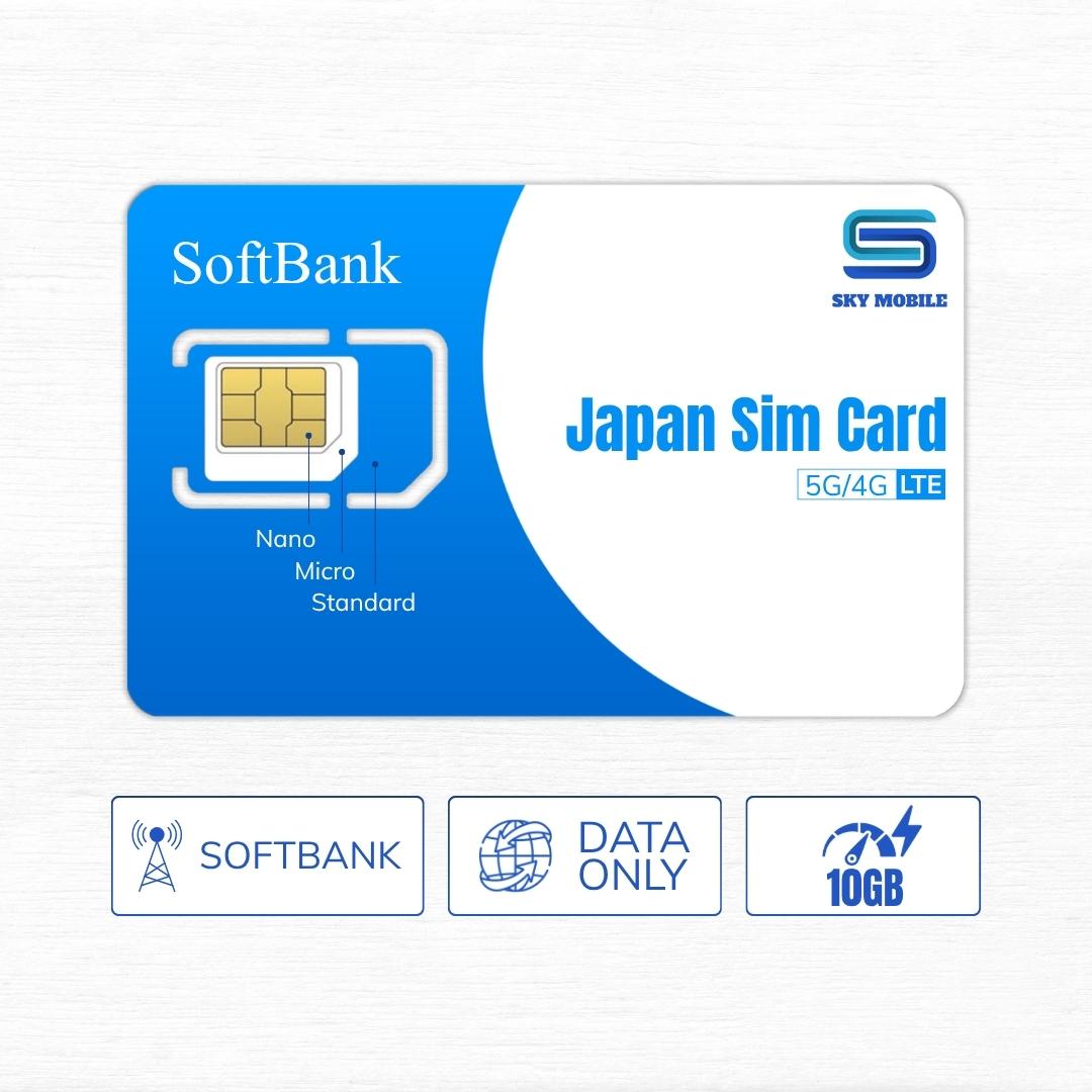SIM DATA 5G SOFTBANK 10GB